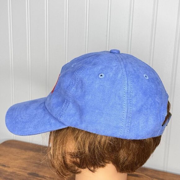 Swisher Sweets Strata Mfg Faux Micro Suede Mfg Hat Cap Blue Embroidered RARE - Picture 5 of 12